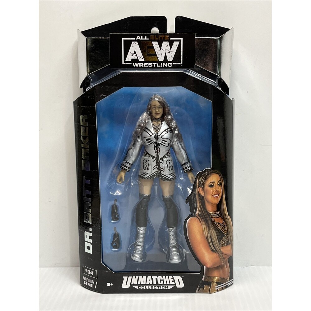AEW Unmatched Series #1 Dr Britt Baker DMD #04 Action Figure All Elite